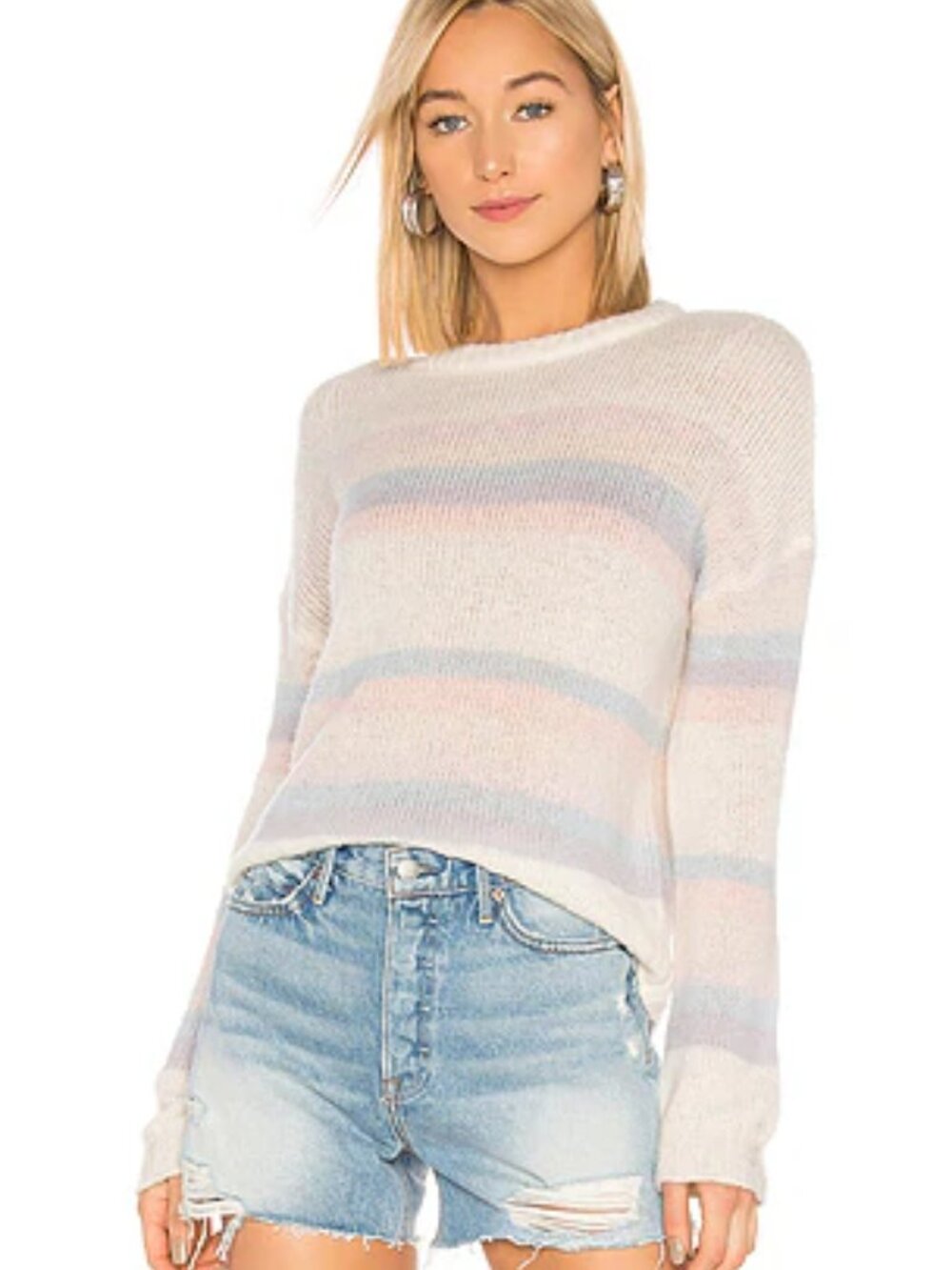 RAILS Lani Sweater | Sunset Stripe | Size L